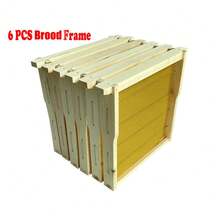10X Auto Honey Hive Beehive Frames + Beekeeping Brood MINI 2 Layer Box House - mặc định - Xem 8
