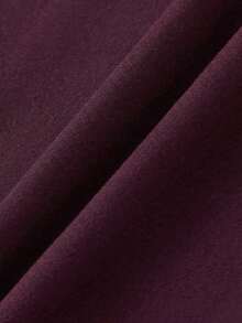 EARO Women's Black Sleeveless Bodycon Long Dress, Side Slit Design, Ruched Details, Fashionable And Versatile Elegant Party Summer - Burgundy - View 4