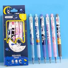 Erasable Gel Ink Pen Set, Cute Pattern Auto-Retractable Pen With Eraser Tip, Smooth Writing Marker Pen Suitable For Note Taking, Diary, School And Office Supplies, Ideal Birthday Holiday Gift For Children And Students - Sets - View 13