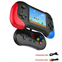 X9M Portable Retro Video Game Console, 3.5" Joystick Handheld Game Player With 666 Built-In Games, Wireless Controller, Rechargeable, TV Connection - Multicolor - View 14