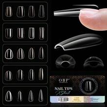 OBP C & G Soft Gel Tips In Different Sizes And Styles, Artificial Nails, 560/480 Pieces - SHORT ALMOND-mOJ10 - View 4