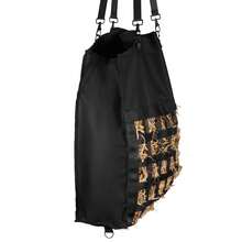 Hay Bag For Horses, 21.65 X 7.28 X 25.2 In, 1.81 X 1.81 In Holes, Premium Nylon Construction With PVC Waterproof Coating, Adjustable Hanging Straps And Metal Hooks, Slow Feed Hay Bag For Horses - Medium Mesh, Woven Tape, 21*7*25 Inch - View 8