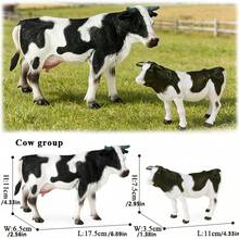 2pcs/Set Realistic Farm Animal Model Set, Including Horse, Sheep, Cow, Goat, Pig, Suitable For Easter, Christmas Party Decor, Children Toy Model - 彩色 - 查看 11