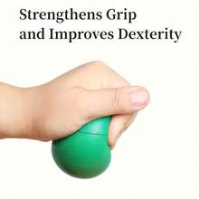 6pcs Hand Grip Strengthener Balls, Rehabilitation Training For Stroke Patients, Elderly Finger Strength Exercise Equipment - Multicolor - View 4