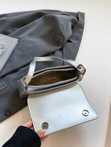 2026 New Fashion Bag, Niche Gothic Style Cross Baguette Bag, Chic Ladies' Handbag, Retro Versatile Underarm Shoulder Bag - Multicolor - View 10