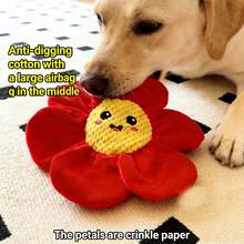 Jouet à mâcher pour chien avec son, soins dentaires, interactif, auto-divertissement, fournitures pour animaux de compagnie anti-morsure, papier froissé à coussin d'air - Multicolore - Voir 5