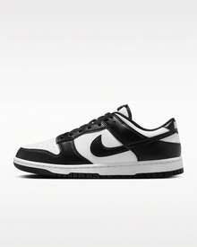Nike Dunk Low Retro 'Essential Edition' - Premium Genuine Leather Low-Top Sneakers | Viral 2026 Classic Basketball Silhouette | High-Quality Daily Lifestyle Trainers | Comfortable Padded Streetwear Staples | Authentic Unisex Sportswear - 黑與白 - 查看 12