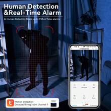 500万像素WiFi宠物摄像头，宠物监控摄像头，云台云摄像头，带移动侦测、双向语音、夜视功能（不含电源适配器） - 白色 - 查看 4