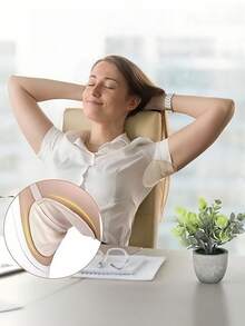 1 Cặp miếng lót thấm mồ hôi thoáng khí, nhanh khô, dạng tổ ong, có thể tái sử dụng, dùng được cho cả nam và nữ, không nhìn thấy được. - nhiều màu - Xem 9