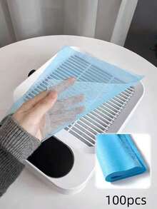 100 tờ giấy lọc bụi móng dùng một lần, thích hợp cho máy hút bụi móng, giấy không dệt di động, thích hợp cho các tiệm làm móng chuyên nghiệp. - Nhiều màu - Xem 17
