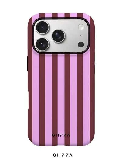 1pc Purple Striped Print Design Phone 17 Pro Max Case, Fits 16 Pro Max, 15 Pro Max, 14 Pro Max, Korean Stylish & Interesting Phone Case, Compatible With 11/12/13/14/15/16 Pro Max Plus, Elegant Design Suitable For Men And Women, Ideal Gift For Girlfriend On Christmas, Valentine's Day, Easter, Wedding Season And Birthday