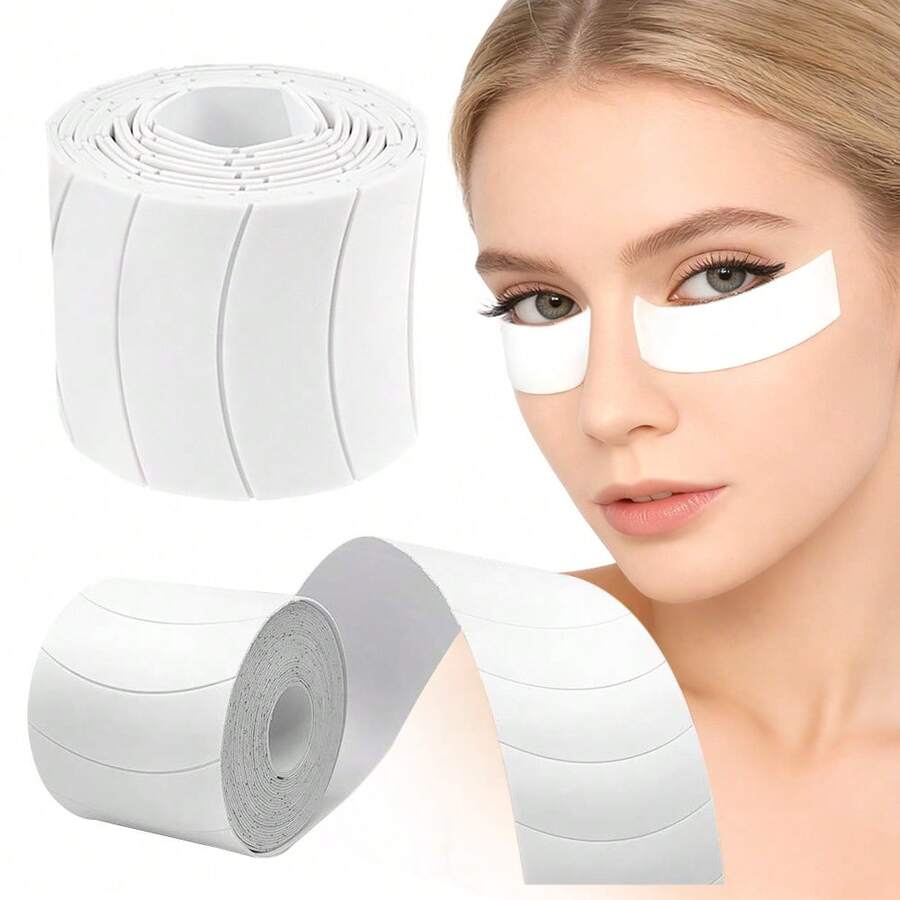 110pcs Eyelash Grafting Pad, Pre-Cut Foam Eyelash Tape, U-Shaped Eyelash Transplantation Eye Patch, Eyelash Tape, Under Eye Pad, Beauty Tool - White - View 1