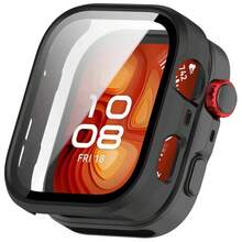 华为 Watch Fit 4/Fit 4 Pro 钢化玻璃屏幕保护膜和硬质 PC 保护壳，男女皆宜的配件礼品 - 彩色 - 查看 12