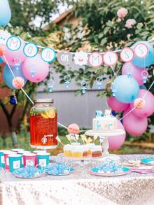 12pcs Baby Shower Party Game Pacifiers, Bulk Acrylic Baby Pacifiers, Gender Reveal Party Decorations, Great As Baby Shower And Birthday Party Favors, Baby Shower Game Props (Blue) - Multicolor - View 5