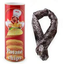 Creative Potato Chip Bucket Spring Snake Prank Toy, April Fool's Surprise Funny Gag Gift, Realistic Snake Funny Prop, Suitable For Birthday, Halloween, Theme Party, Gathering Games, Short Video Shooting, Prank Supplies, Fun Gift For Friends And Teenagers - Multicolor - View 17