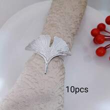 4pcs/10pcs 4cm/1.57in Diameter Metal Napkin Rings, Multiple Colors And Styles Available, Suitable For Restaurant Decor, Tabletop Accessories, Wedding Decoration, Fabric Crafts, Applicable For Cafe, Household, Restaurant, Party, Prom, Picnic, Team Building, Gathering With Friends, Home Decor, Office, Etc. Great Gift For Father's Day, Mother's Day, Holidays, Friends, Family, Teachers, Colleagues, And Daily Gifting. - Multicolor - View 20