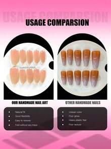 10pcs/Set Valentine's Day Handmade Nail Art Kit, Includes White Flower & Bow Decor, White & Red Gel Nails, French Polka Stickers, Heart Painting, Silver Beads Embedded, 3 Sizes Available: Almond/Square/Coffin Shape, With Set, Suitable Sweet Ladies & Girls, Valentine's Day/Party/Daily Wear Nail Supplies Handmade Press On Nails - 多色 14 - 查看 8