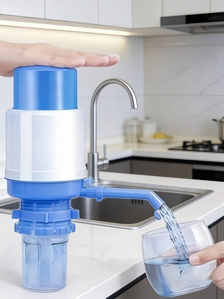 1/2个手动水泵，适用于水瓶/水壶、饮水机、家用 - 彩色 - 查看 1