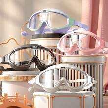 Large Frame Swimming Goggles With Waterproof And Anti-Fog Function, High Definition Large Frame Adult & Student Swimming Goggles, Adult Professional Diving Mask - A - View 10