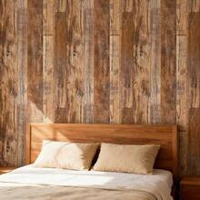 Giấy dán tường tự dính vân gỗ 3D hiện đại, thích hợp cho phòng ngủ, phòng khách, phòng ăn, phòng trà và phòng khách sạn. - Nhiều màu - Xem 4