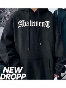 Spider Print Hoodie, Gothic Dark Drakwear, Unisex Men's And Women's Sweatshirt, 100% Cotton, Premium Streetwear, New Release, Immediate Shipping, Various Colors!! - màu đen - Xem 2