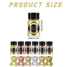 Colorful Powder, Unique Metallic Texture Powder, Epoxy Resin Coloring Agent, Glitter Pigment, Colored Powder Resin Dye, Jewelry Making Supplies. Metallic Mica Powder For Resin, 20ml/Color 6 Colors Fine Particle Resin Color Pigment For Dyeing, Polymer Clay, Paint, DIY Crafts, Cups, Oil Painting, Soap Making, Candle Making - Multicolor - View 6