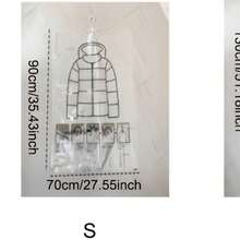 5 Hooks Vacuum Bag,5 Hooks Extra Large Hanging Vacuum Compression Storage Bag| Thickened Organizer, Elongated Shape, No Electricity Needed, Clothes Protection And Space Saver - Multicolor - View 14