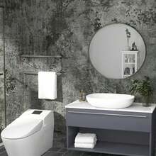 60cm x 3 Meter Industrieller Zementgrauer Vinylfolie - selbstklebende Kunststoffrolle für Möbel, Küche und Schränke - Kontaktpapier Abzieh- und Klebetapete - 1PC - Übersicht 5