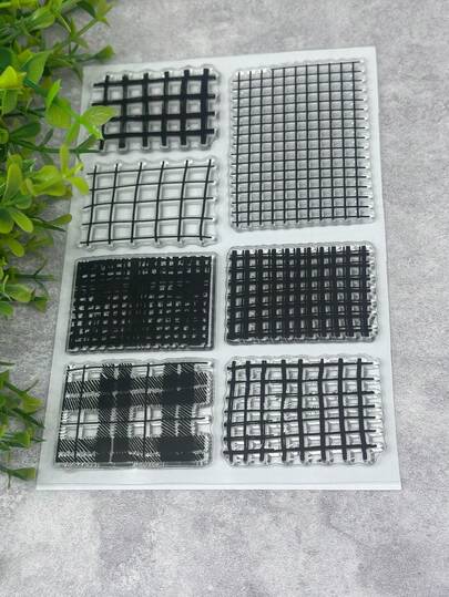 1 Con dấu trong suốt bằng cao su, kiểu cổ điển, dùng để làm thẻ, vải kẻ caro, tem trang trí album ảnh, tạp chí, album ảnh DIY.