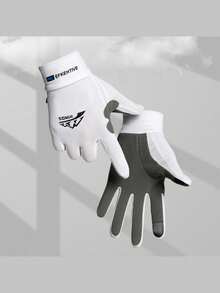 New Silky Fiber Material Men's Gloves, Suitable For Outdoor Cycling, Fishing, Anti-Slip, UV Protection Full Finger Gloves, Applicable For Boating, Kayaking, Sports Design, Lightweight Gloves, Premium Fabric, Durable Material, Sports Gloves, Fishing Gloves, Outdoor Enthusiasts, Kayaking And Fishing Lovers - Multicolor - View 5