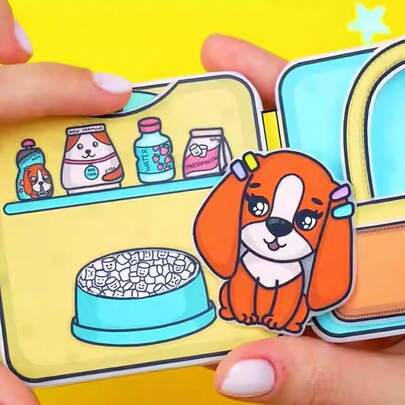 Bộ dụng cụ thủ công hình chú chó Cookie Dog: Bao gồm nhiều tờ giấy thủ công chủ đề chó, một cuộn băng dính và một hộp keo hai mặt. Lý tưởng cho việc làm album ảnh và tranh ghép sáng tạo, là lựa chọn quà tặng tuyệt vời cho sinh nhật, Giáng sinh và năm mới.