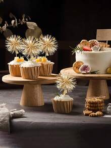 10/20 buc folie artificii Cupcake Toppers, sârmă metalică strălucitoare cocktail fructe agățători pentru ziua de naștere, nuntă, decorațiuni petrecere de absolvire - Multicolor - Vizualizare 5