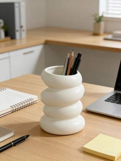 1 pieza Soporte para bolígrafos | Caja de almacenamiento de escritorio para suministros de oficina, puede sostener lápices/marcadores/papelería, organizador de escritorio para bolígrafos, borradores, clips y otros accesorios de oficina