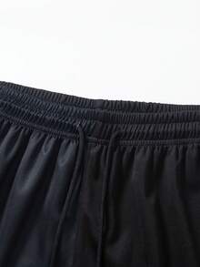 3pcs/Pack Men's Ombre Color Sports Shorts, Fashionable Drawstring Waist Casual Athletic Shorts - Multicolor - View 8