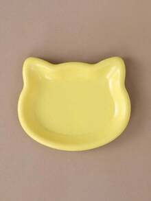 Cartoon Cat Pattern Pet Bowl, Suitable For Cats And Dogs, Provides Multiple Color Options To Meet Different Preferences, Non-Slip Base Design To Prevent Displacement, Fur-Friendly Structure To Protect Pet Feeding Experience - Multicolor - View 8