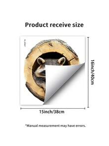 Hình dán tường 3D hình gấu trúc sống động như thật, có thể tháo rời, dùng làm phông nền cho phòng khách, phòng ngủ, phòng trẻ em. - Nhiều màu - Xem 6
