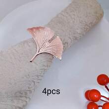 4pcs/10pcs 4cm/1.57in Diameter Metal Napkin Rings, Multiple Colors And Styles Available, Suitable For Restaurant Decor, Tabletop Accessories, Wedding Decoration, Fabric Crafts, Applicable For Cafe, Household, Restaurant, Party, Prom, Picnic, Team Building, Gathering With Friends, Home Decor, Office, Etc. Great Gift For Father's Day, Mother's Day, Holidays, Friends, Family, Teachers, Colleagues, And Daily Gifting. - Multicolor - View 13