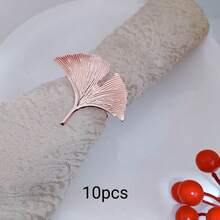 4pcs/10pcs 4cm/1.57in Diameter Metal Napkin Rings, Multiple Colors And Styles Available, Suitable For Restaurant Decor, Tabletop Accessories, Wedding Decoration, Fabric Crafts, Applicable For Cafe, Household, Restaurant, Party, Prom, Picnic, Team Building, Gathering With Friends, Home Decor, Office, Etc. Great Gift For Father's Day, Mother's Day, Holidays, Friends, Family, Teachers, Colleagues, And Daily Gifting. - Multicolor - View 24