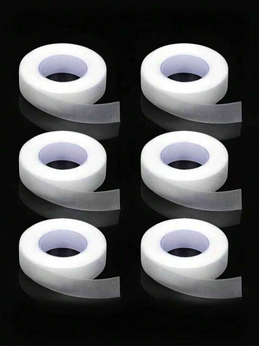 6卷PE睫毛嫁接胶带，迷你透明PE胶带，下睫毛胶带，化妆工具/睫毛工具 - 彩色 - 查看 1