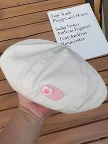 Mũ beret nhẹ, thoáng khí, kiểu dáng dễ thương, phù hợp cho mùa hè. - Màu be - Xem 4