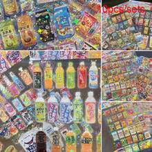 1pc Random Snack Packaging Sticker, Suitable For PET Material, Waterproof Cartoon Scrapbook Sticker, Diary Stationery, Cute Style - Multicolor - View 8