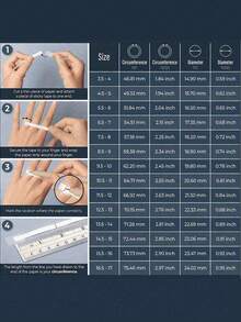 两枚优雅女士戒指，新娘结婚戒指，新颖设计，镶嵌闪亮合成立方氧化锆，结婚订婚周年纪念日生日石戒指，情侣戒指，情人节、母亲节、妇女节送给女性的礼物 - 金色 - 查看 4