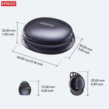 MINISO MS216 New AI Translation Wireless Earbuds, with up to 24 Hours of Battery Life, Supports Translation in 134 Languages, Featuring Noise-canceling, Sleep Mode, HD Sound Quality, and Extended Battery Life. Ideal for Fitness, Sleep - 查看 4