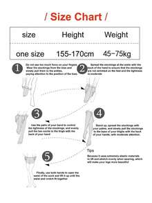 CLAGAINER 2条装黑白树叶印花弹力耐穿日常连裤袜高韧性修身连裤袜 - 彩色 - 查看 10