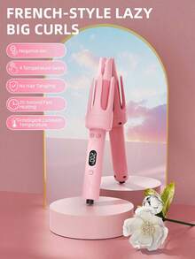 XBJ Curling Iron, 32mm Hair Curler, With Constant Temperature, Long-Lasting Styling Effect Hair Tools Heat, And It Won't Damage The Hair. It Also Prevents Scalding. It Is Suitable For Both Home And Travel Use And Can Create A Variety Of Hairstyles. Cruise Essentials Travel Essentials  Hair Care Hair Stuff.It Is A Fully Automatic Hair Curler. - 美規A型插(110-127V) - 查看 15