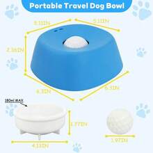 Bát ăn chậm cho chó, bát chống trượt đựng nước hầm xương cho chó. - 500ml - Xem 3