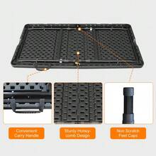 High-Quality 4-Drawer Rattan Cabinet With Solid Wood Handles - Suitable For Bedroom, Living Room, Dining Room, Hallway - Dimensions: W80/H80/D38 Cm - Black - View 3