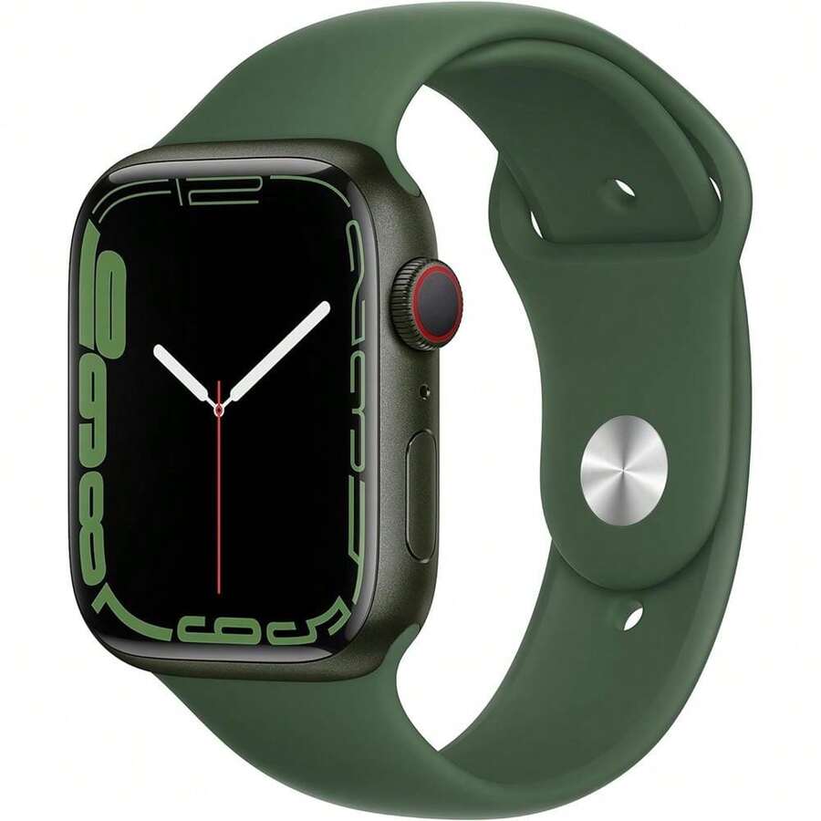 Refurbished Apple Watch Series 7 Aluminum 41mm A2473 (GPS Only, No Cellular) Green (Grade B) - Xem 1