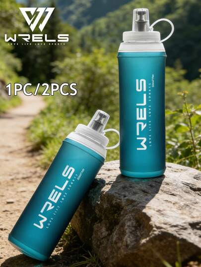  1 Bình nước WRELS màu trơn, chống rò rỉ, nhẹ và dễ mang theo. Rất phù hợp cho chạy bộ, tập thể dục, đạp xe, cắm trại và các môn thể thao ngoài trời khác. Bình nước thể thao, phụ kiện chạy bộ & thể dục, bình nước cắm trại.