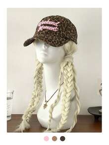 Mũ tai bèo họa tiết da báo cổ điển, phong cách đường phố Mỹ, thêu chữ, vành rộng, chống nắng, mũ leo núi ngoài trời, mũ lưỡi trai thêu họa tiết hip hop thiên niên kỷ dành cho cả nam và nữ, kiểu dáng giống như các KOL trên . - Nhiều màu - Xem 12